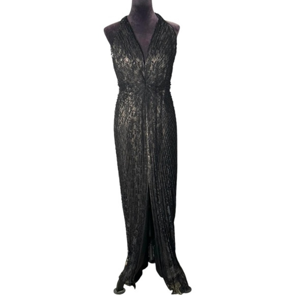 Carmen Marc Valvo Black Maxi Dress